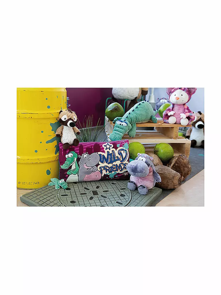 NICI | Plüschtier - Nilpferd DJ Nilbert 25cm Schlenker | keine Farbe