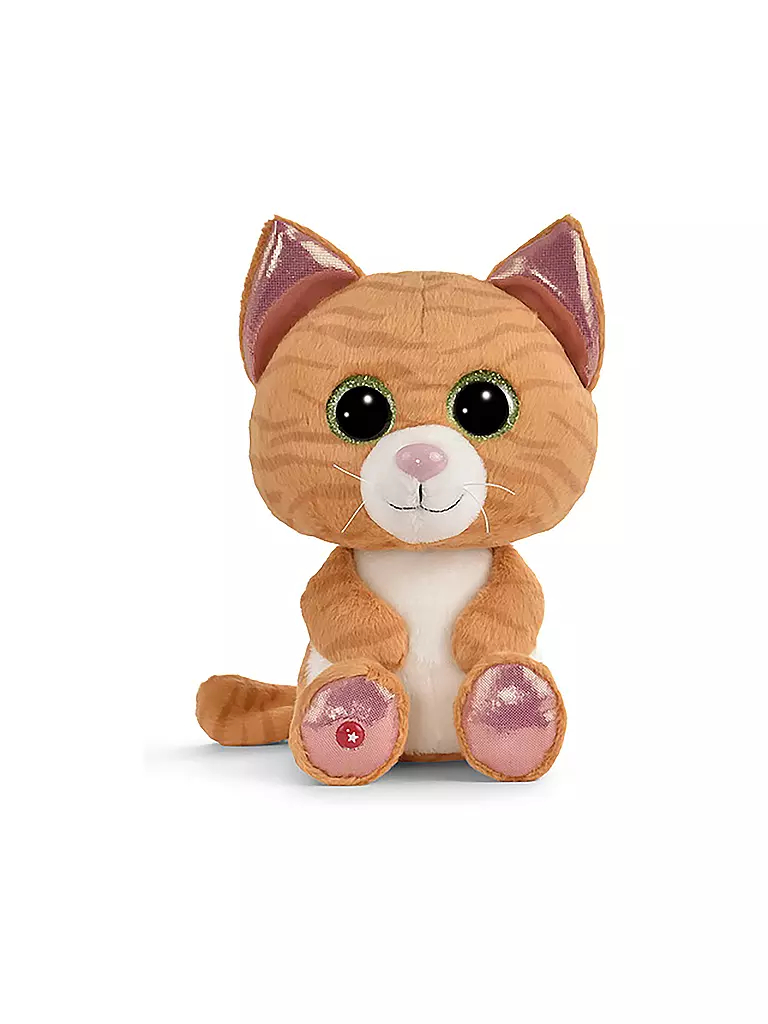 NICI | Plüschtier Glubschis - Katze getigert Tabbrey 25cm | hellbraun