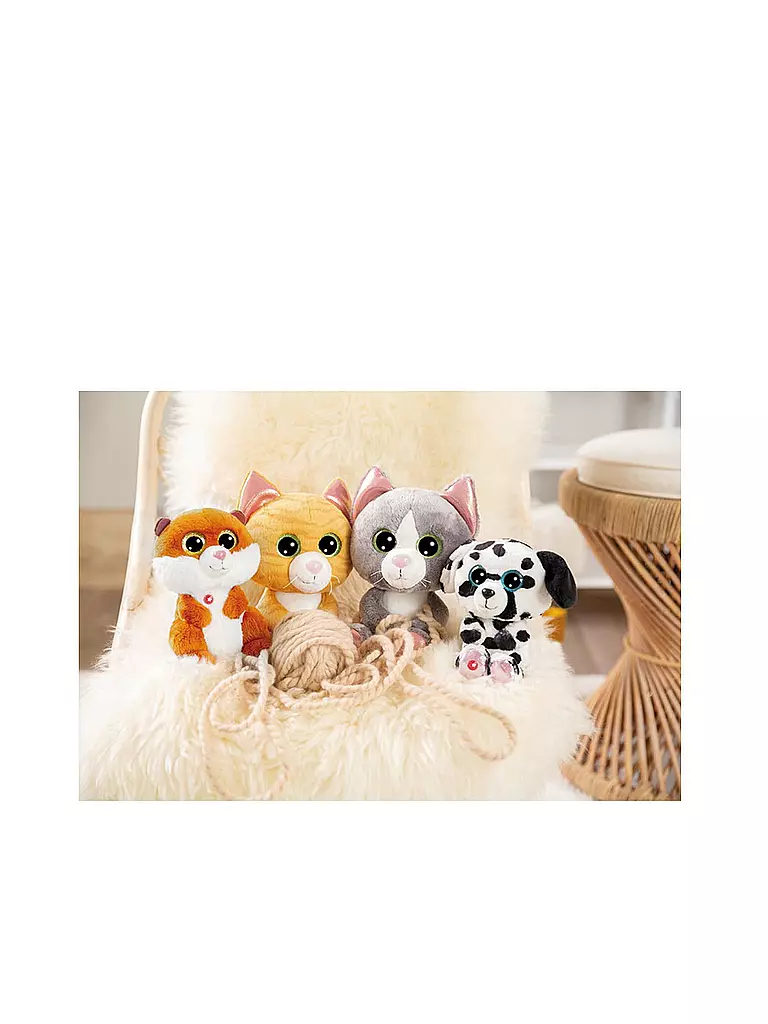 NICI | Plüschtier Glubschis Dalmatiner Felinja 25cm | grau