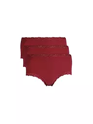 NINA VON C | Taillenslip 3er-Pkg. weiss | rot