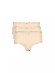 NINA VON C | Taillenslip 3er-Pkg. weiss | beige