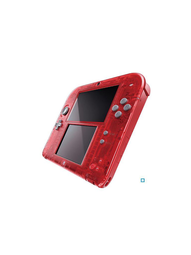 Nintendo 3DS 2DS Konsole inkl. Pokemon - Omega Rubin transparent