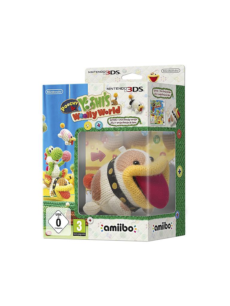 NINTENDO 3DS | Poochy & Yoshi's Woolly World inklusive amiibo Woll-Schnuffel | transparent