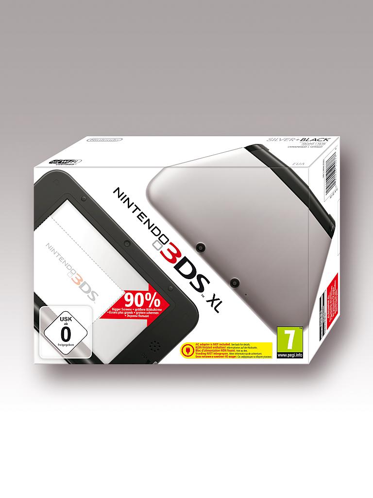 Nintendo 3DS | XL Konsole  silber-schwarz | 999