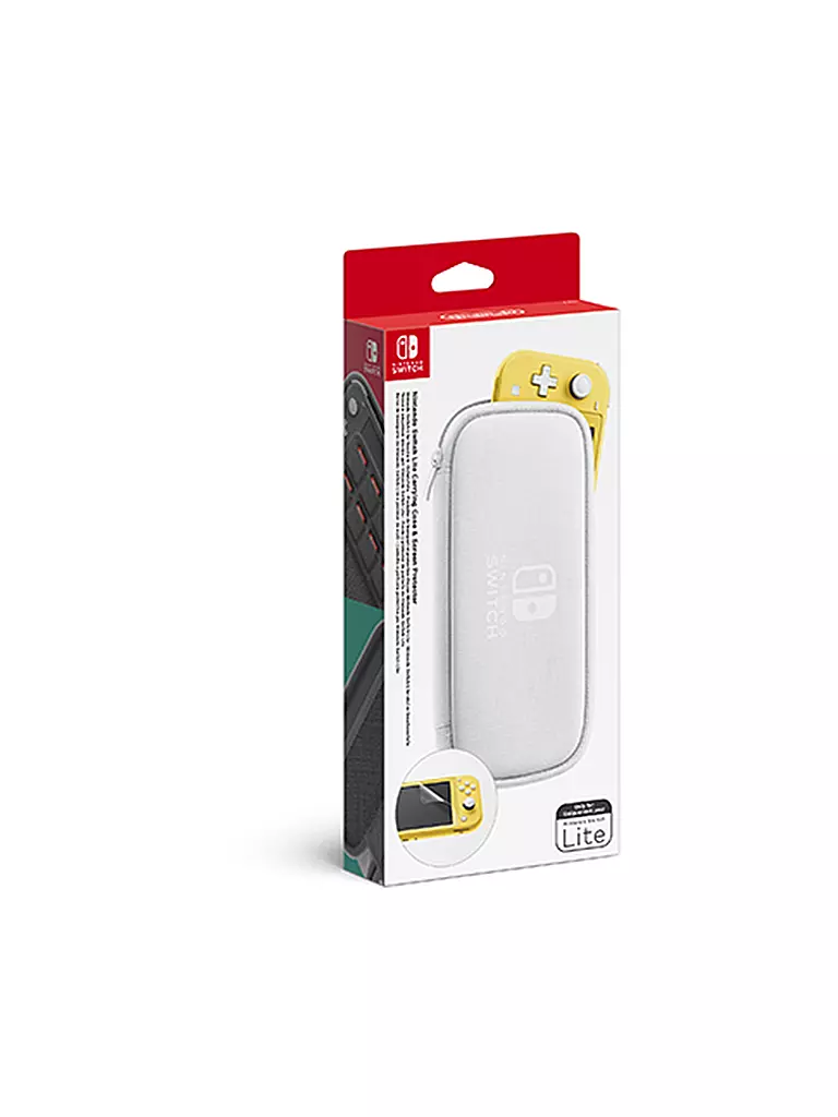 NINTENDO LITE | Nintendo Switch Lite Tasche & Schutzfolie | weiss