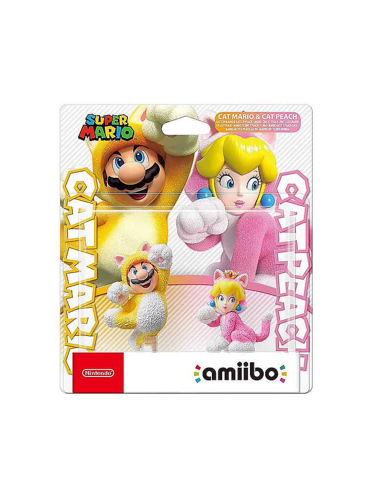 NINTENDO SWITCH | amiibo Doppelpack Katzen-Mario und Katzen-Peach | keine Farbe