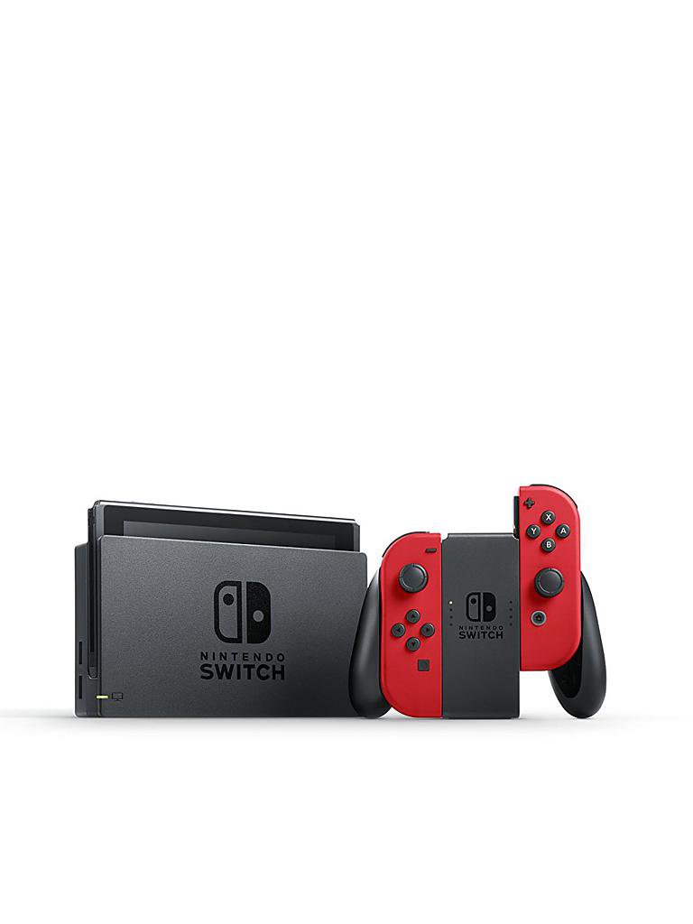 NINTENDO SWITCH | Nintendo Switch Konsole Rot inkl. Mario Odyssey  | 