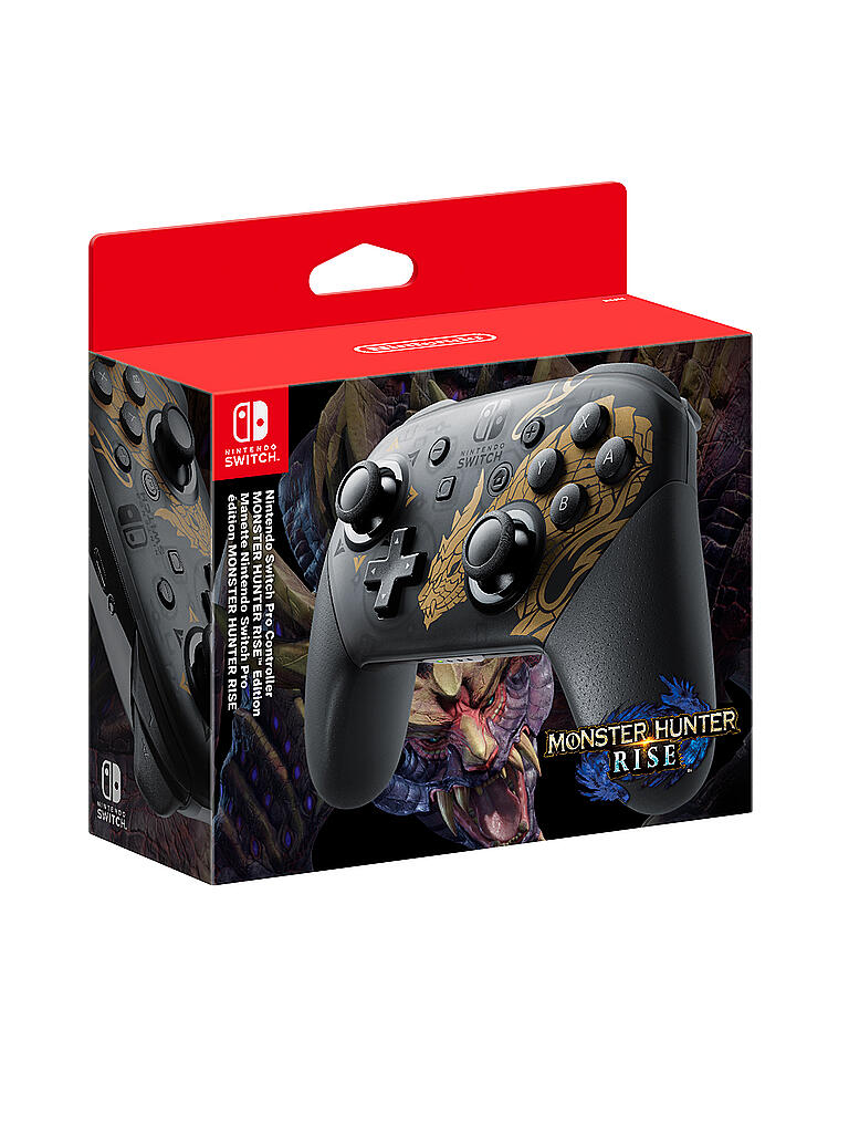 NINTENDO SWITCH | Pro Controller MONSTER HUNTER RISE-Edition | keine Farbe