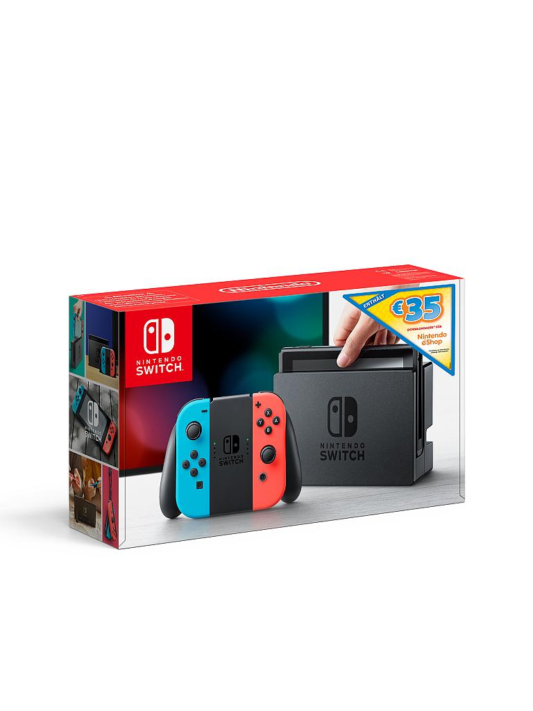 NINTENDO SWITCH | SWITCH Konsole Rot/Blau inkl. e-Shop Gutschein | keine Farbe