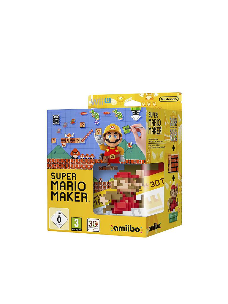 NINTENDO WII U Super Mario Maker + Amiibo transparent