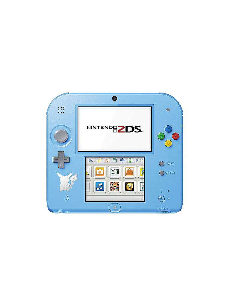 NINTENDO | Nintendo 2DS - Konsole (Special Edition) inkl. Pokémon Mond (vorinstalliert)  | blau