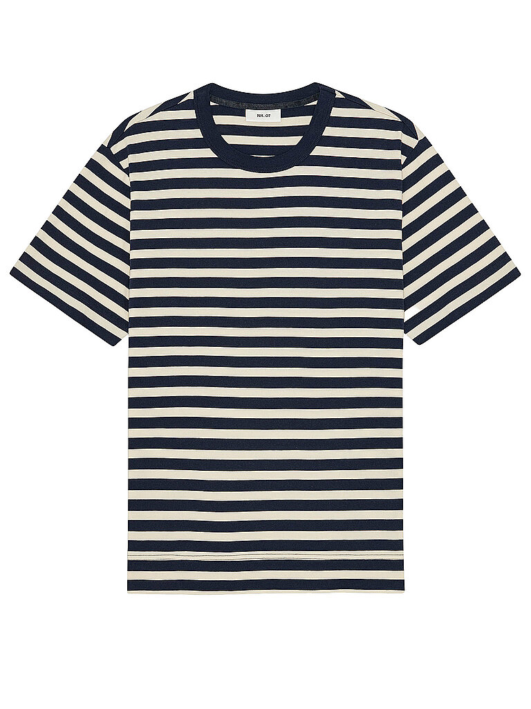 NN.07 T-Shirt PEDRO blau L herren