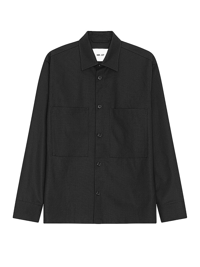 NN.07 Overshirt FREDDY schwarz | S