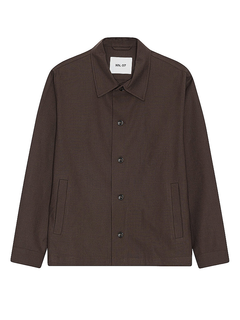 NN.07 Overshirt  ZANDER  braun | S