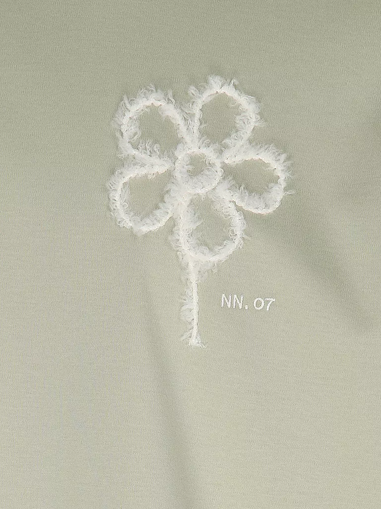 NN.07 | T-Shirt PEDRO EMB  | grün