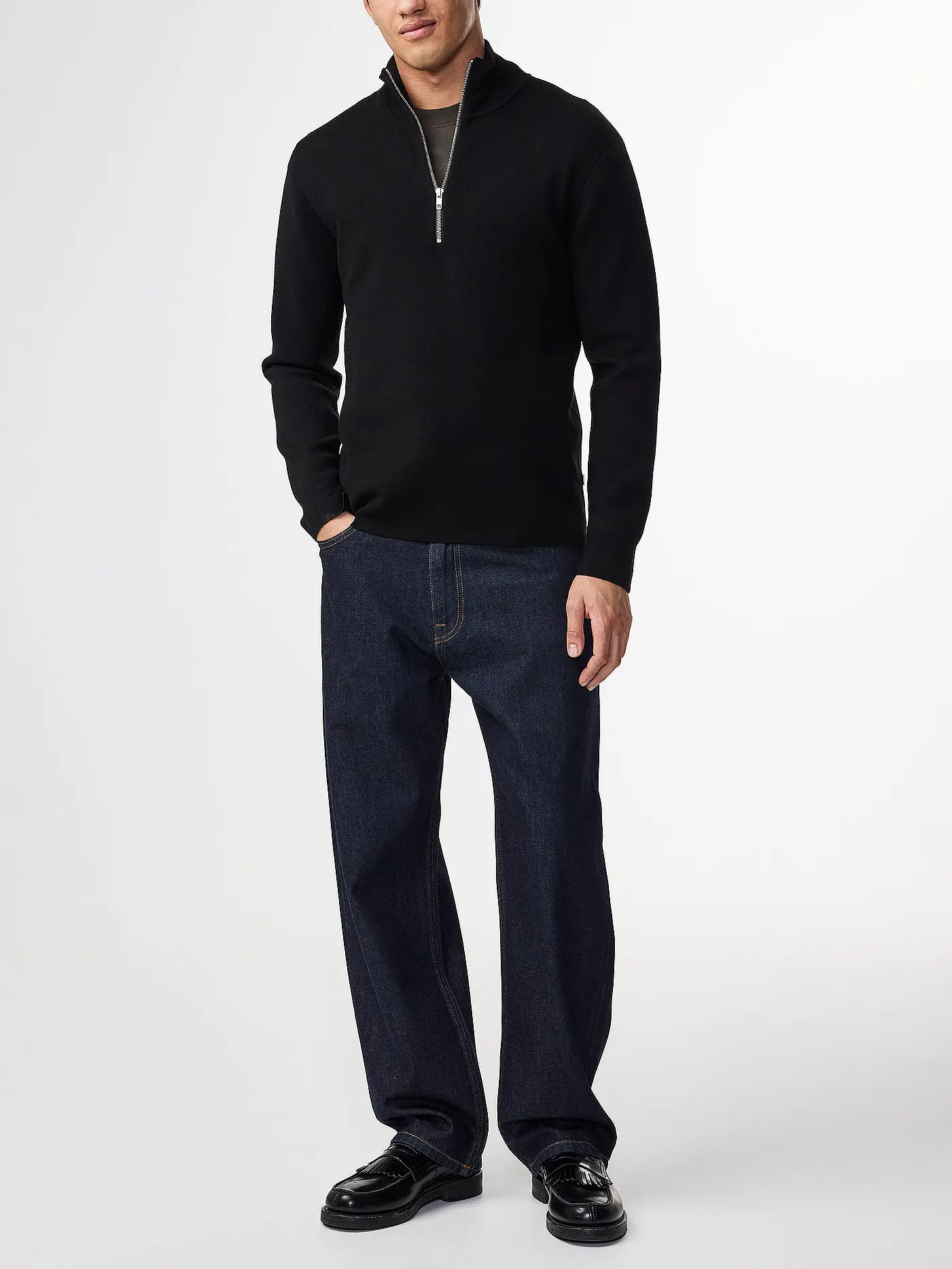 NN.07 | Troyer Pullover  | schwarz