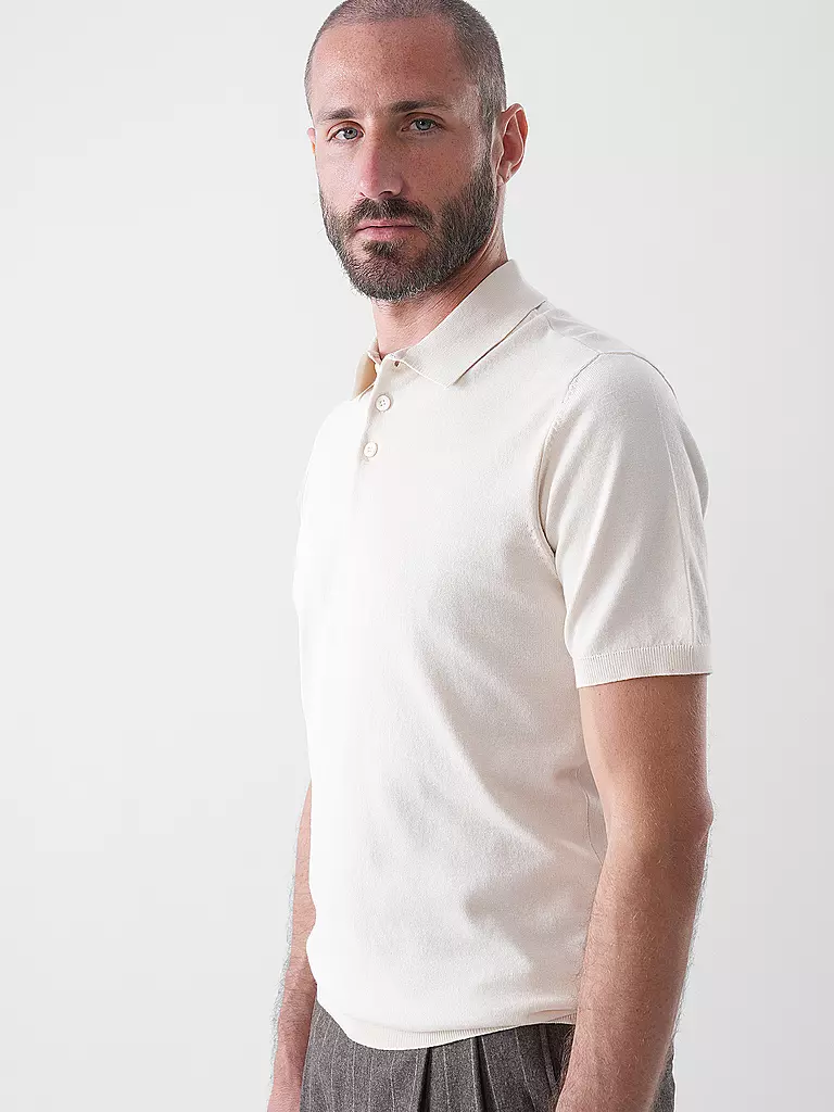 NO EXCESS | Poloshirt | hellbraun