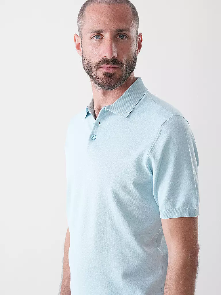 NO EXCESS | Poloshirt | hellbraun