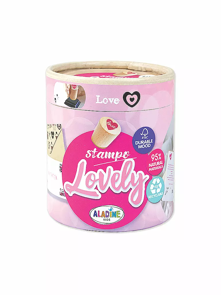 NO NAME | Stempelset Stampo Lovely Love | keine Farbe