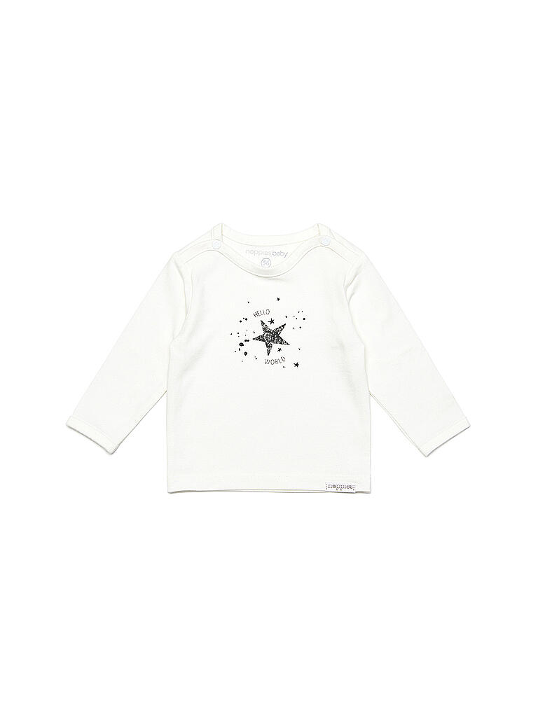 NOPPIES | Baby Langarmshirt Lux | weiss