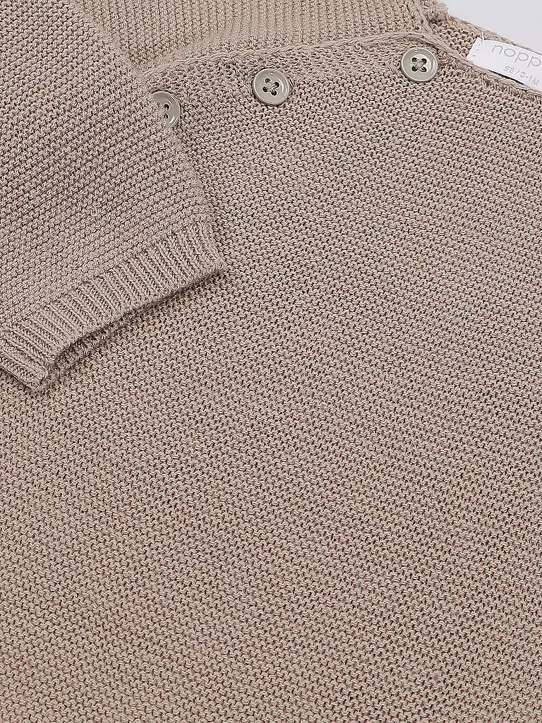 NOPPIES | Baby Strickjacke PINO  | hellbraun