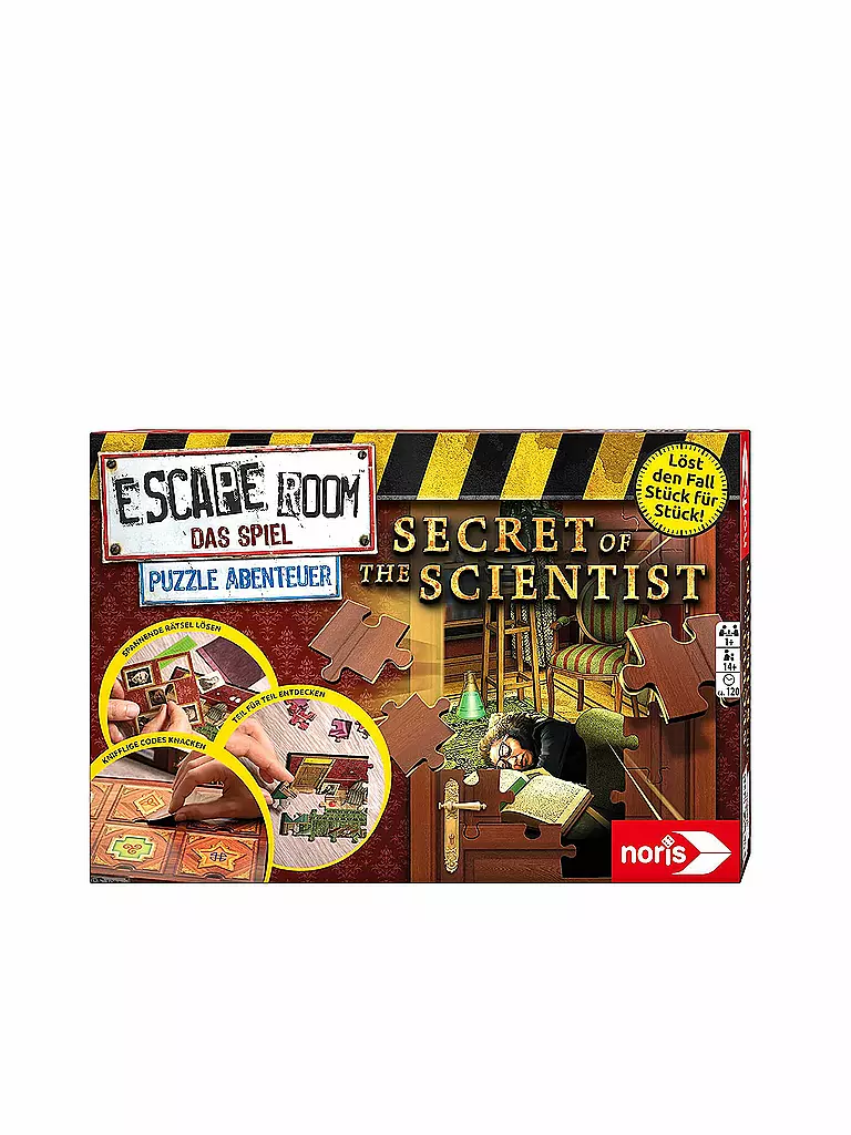 NORIS | Escape Room Secret of The Scientist – Puzzle Abenteuer | keine Farbe