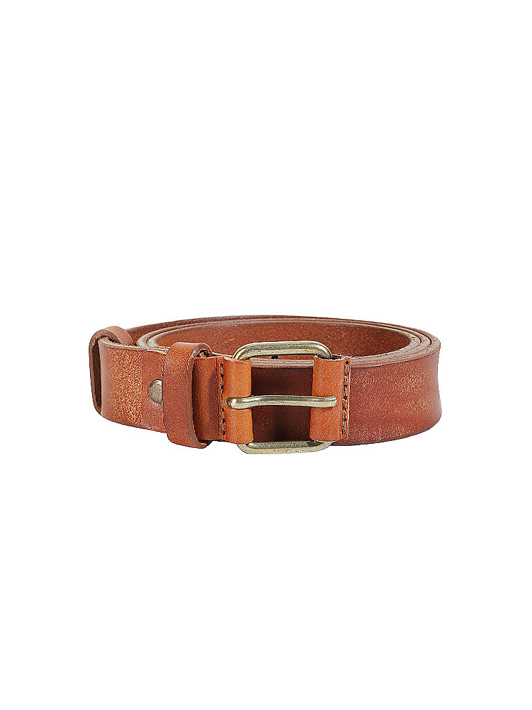 NUDIE JEANS Ledergürtel Dwayne braun