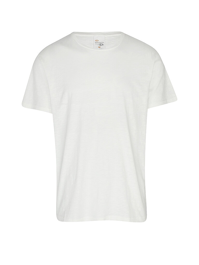 NUDIE JEANS T-Shirt ROFFE weiss | S