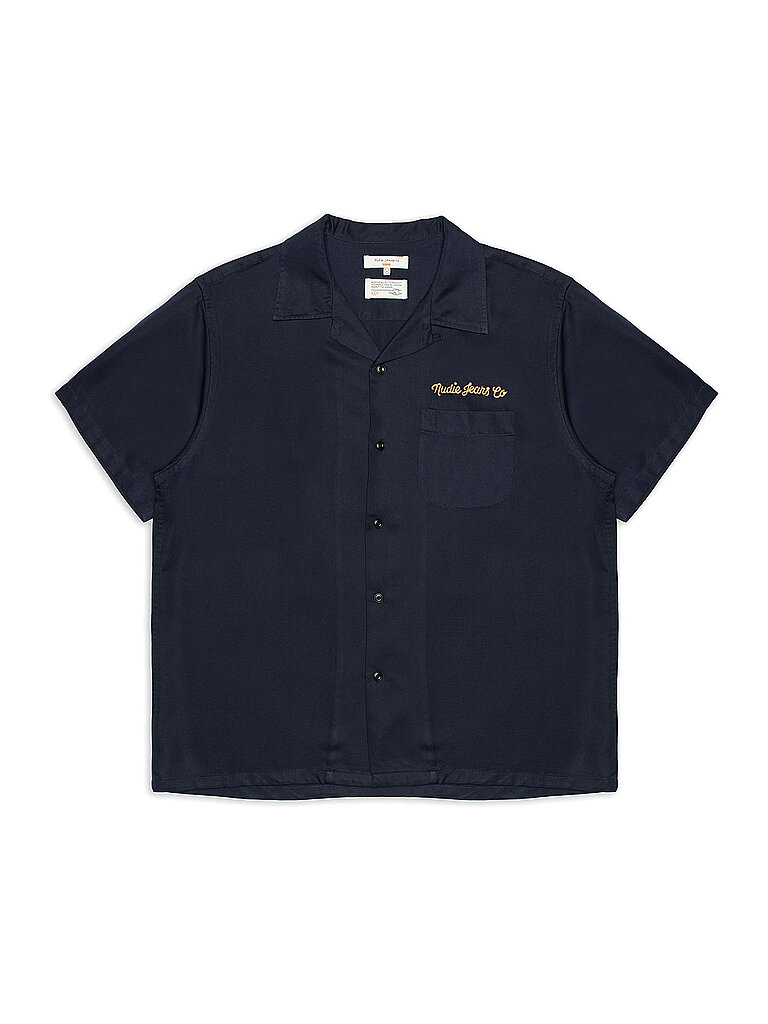 NUDIE JEANS Hemd ARTHUR blau