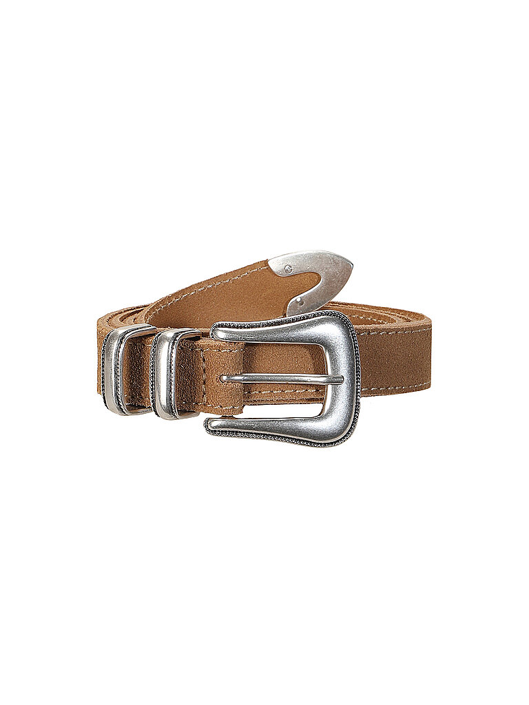 Ledergürtel WESTERN braun 85 herren