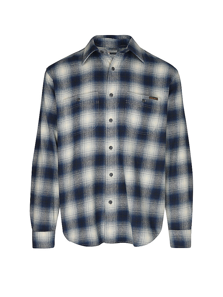 NUDIE JEANS Overshirt JULIAN blau | XL