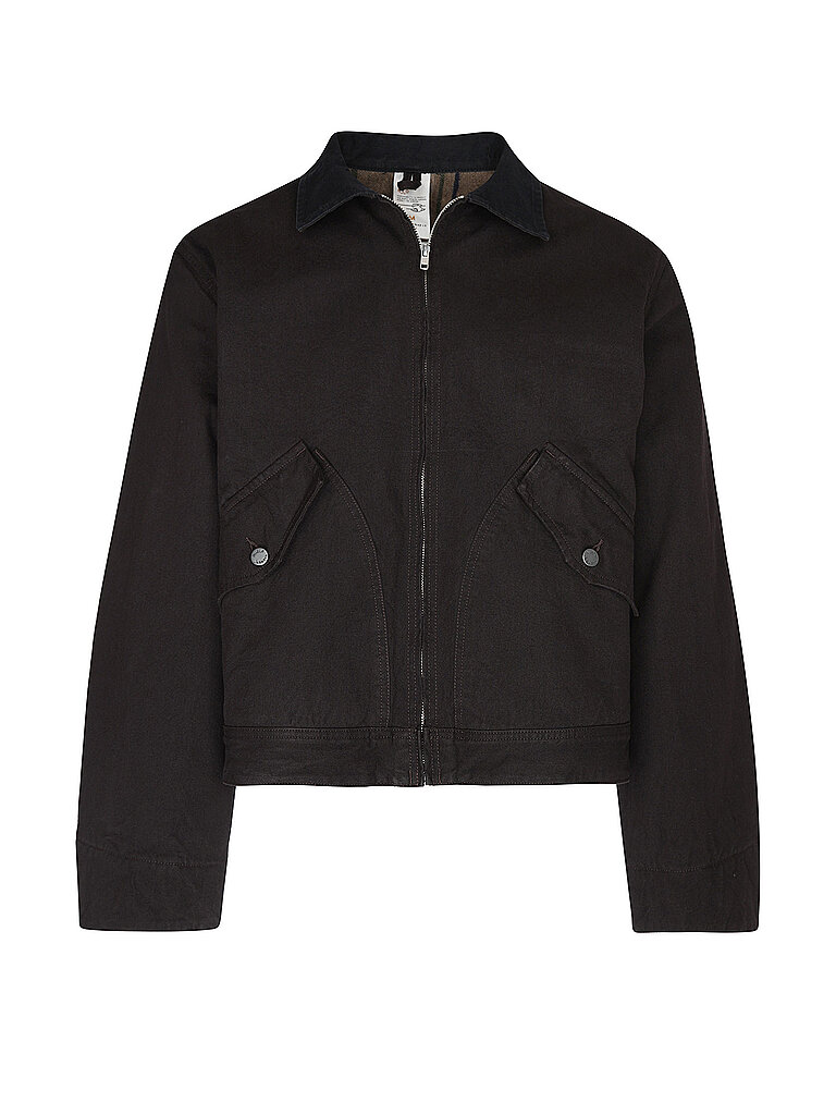 NUDIE JEANS Jacke BLAKE braun | M