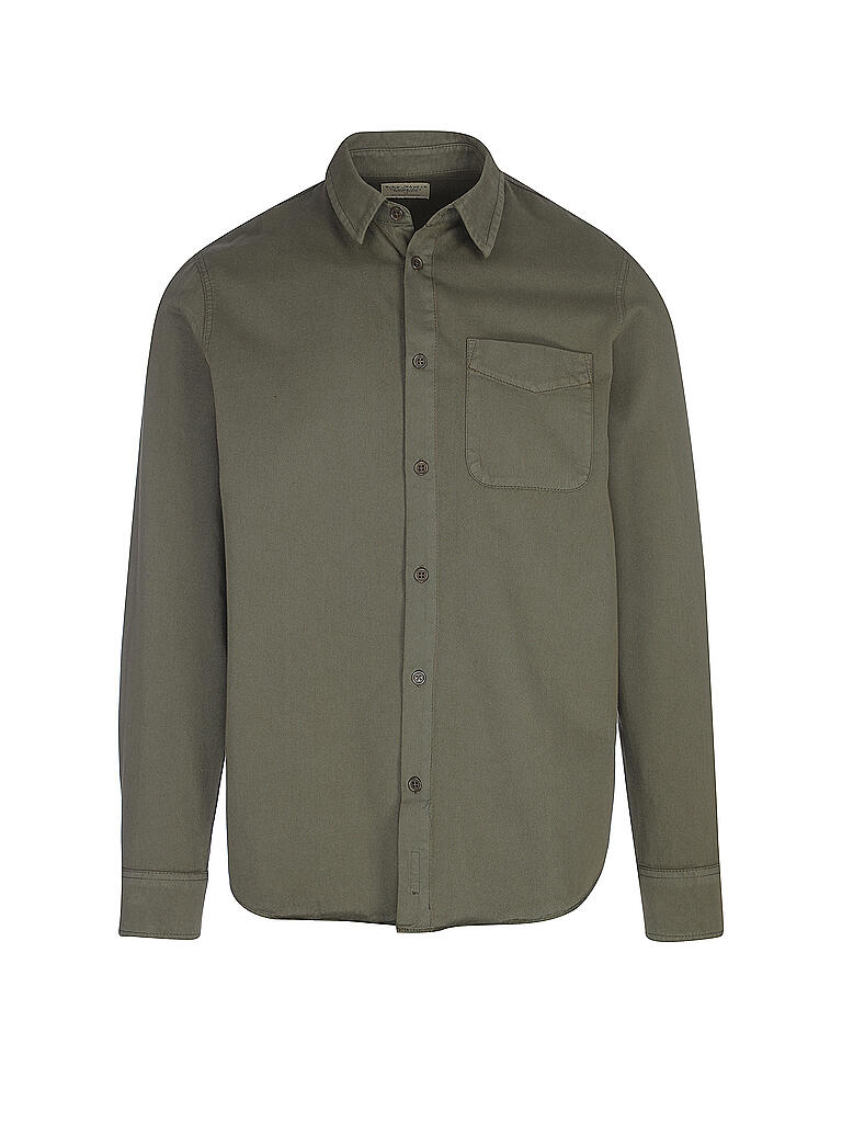 NUDIE JEANS | Hemd Chet Pigment Dyed | olive