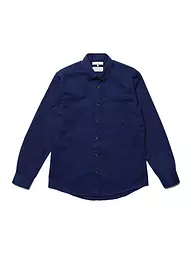NUDIE JEANS | Hemd Regular Fit JOHN | blau