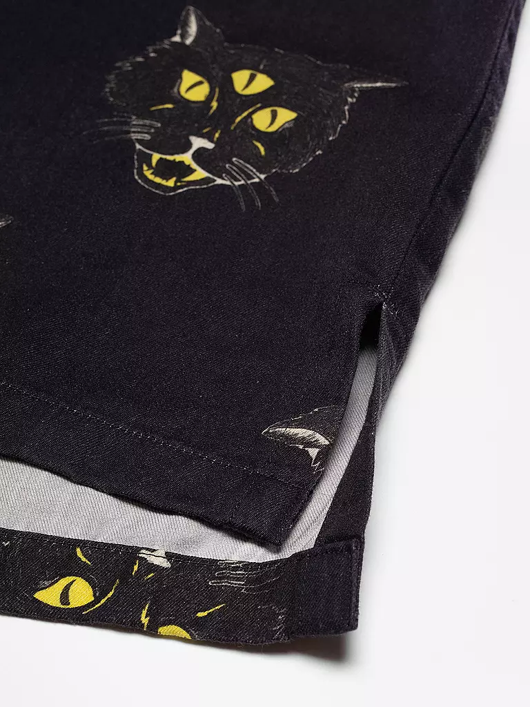 NUDIE JEANS | Hemd Slim Fit | schwarz