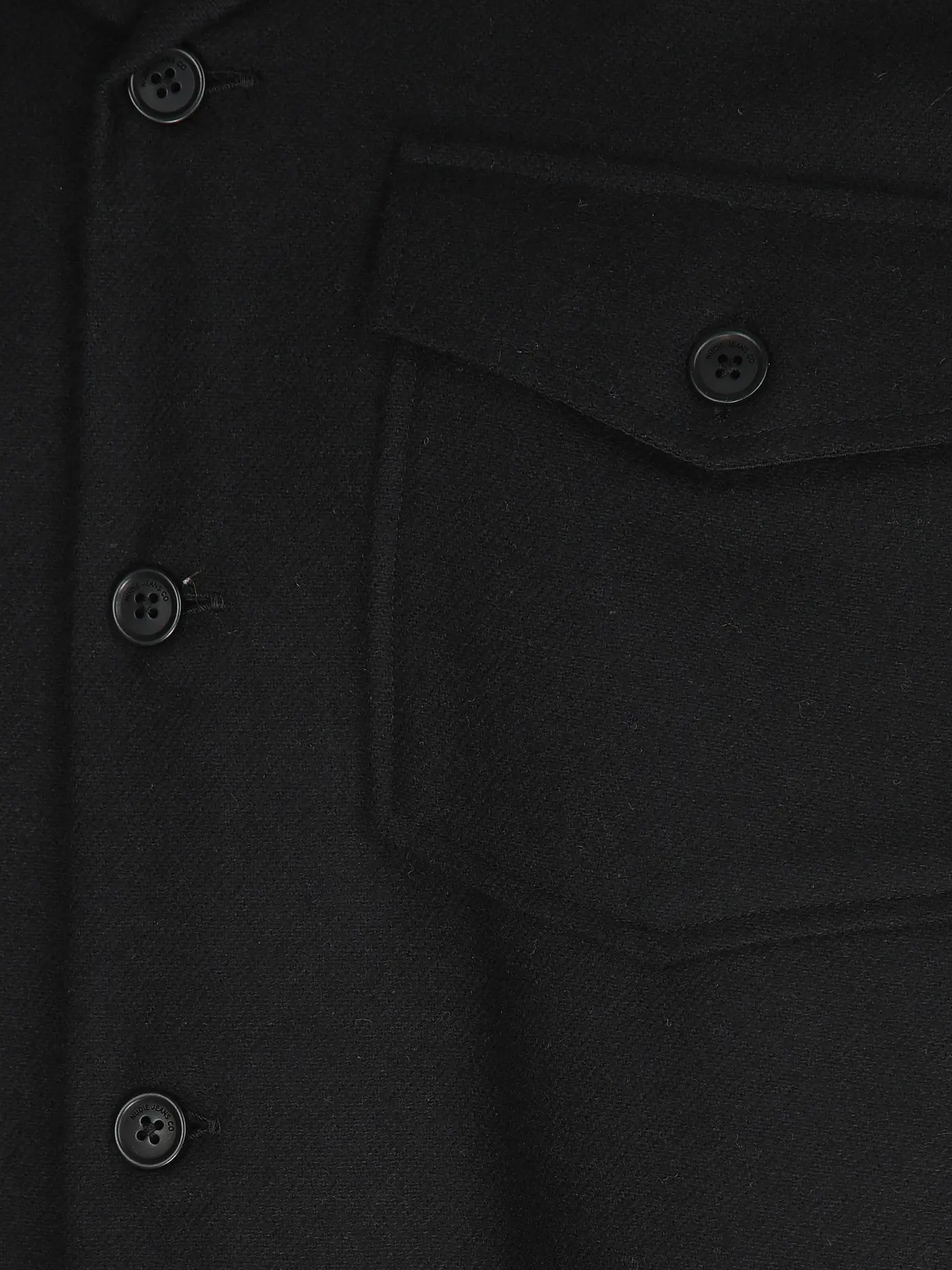 NUDIE JEANS | Hemd VINCENT | schwarz