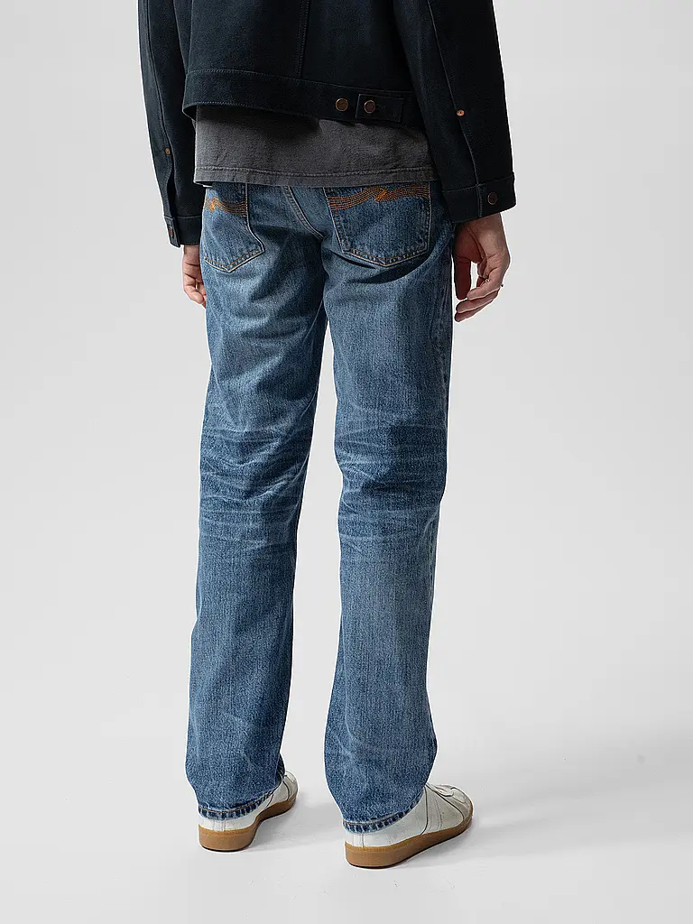 NUDIE JEANS | Jeans Straight Fit RAD RUFUS | Blau