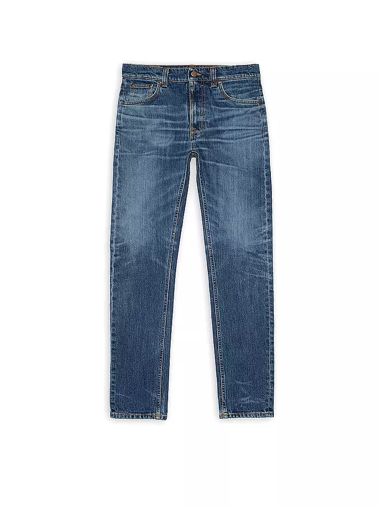 NUDIE JEANS | Jeans Straight Fit SOLID OLLIE | blau
