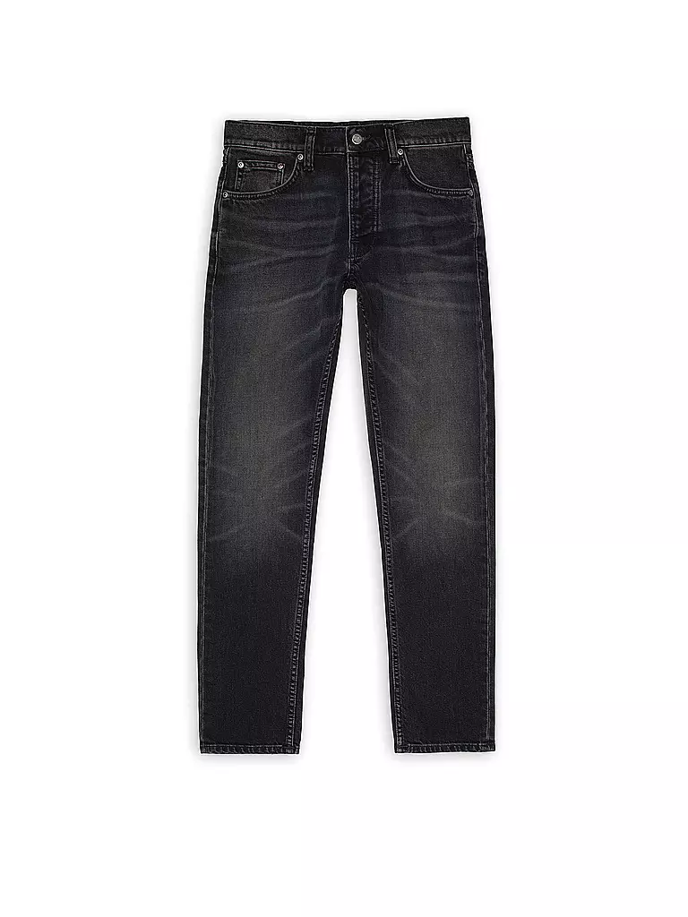NUDIE JEANS | Jeans Straight Fit SOLID OLLIE | schwarz