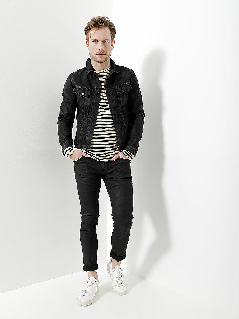 NUDIE JEANS | Jeansjacke "Billy" | grau