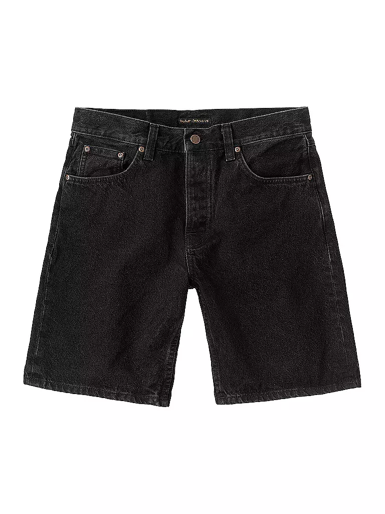 NUDIE JEANS | Jeansshort SETH | schwarz