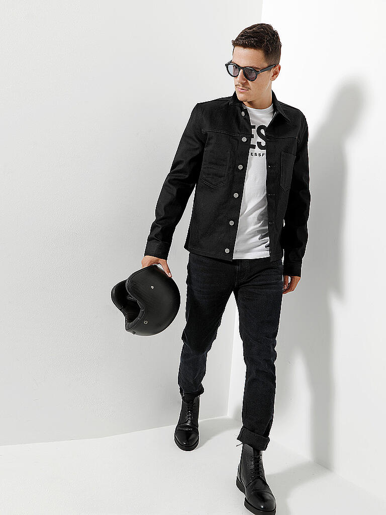NUDIE JEANS | Overshirt - Jacke "Ronny" | schwarz