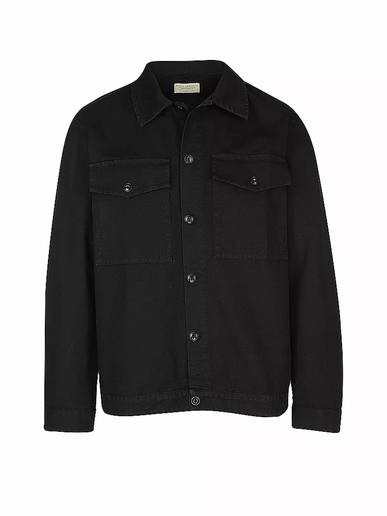 NUDIE JEANS | Overshirt Colin | schwarz