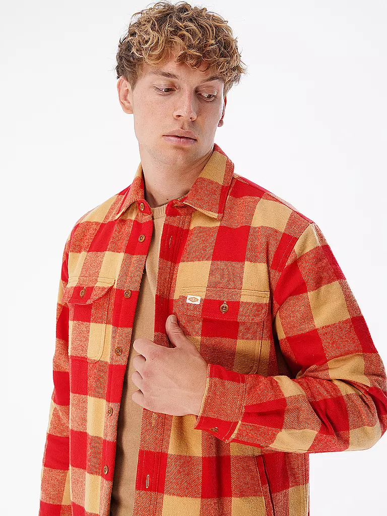 NUDIE JEANS | Overshirt | rot