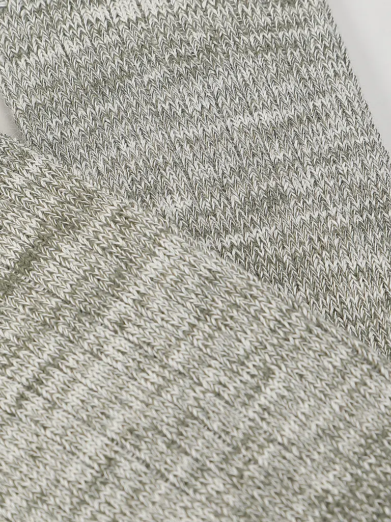 NUDIE JEANS | Socken RASMUSSON green / beige | hellgrau