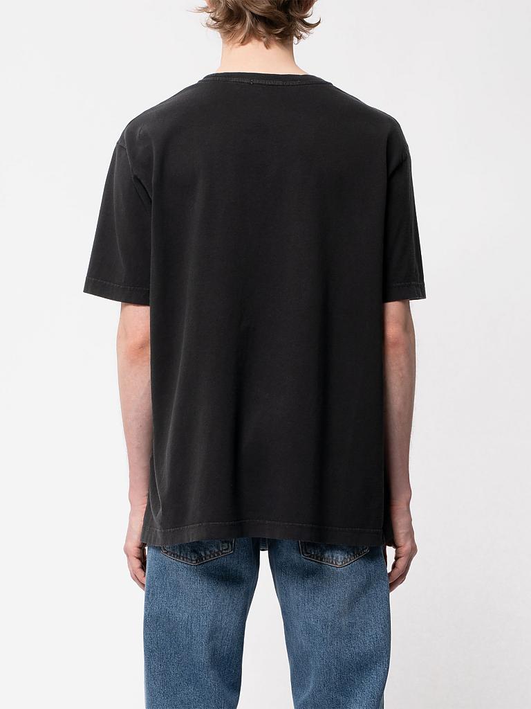 NUDIE JEANS | T Shirt Uno | schwarz