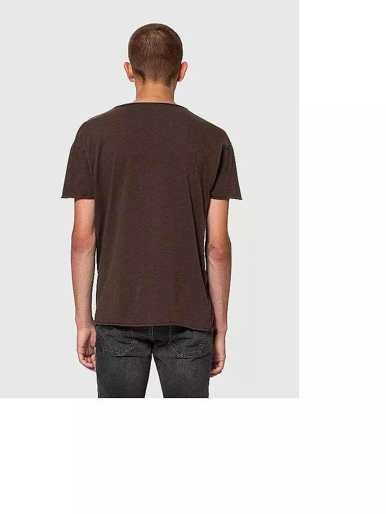 NUDIE JEANS | T-Shirt Roger | braun