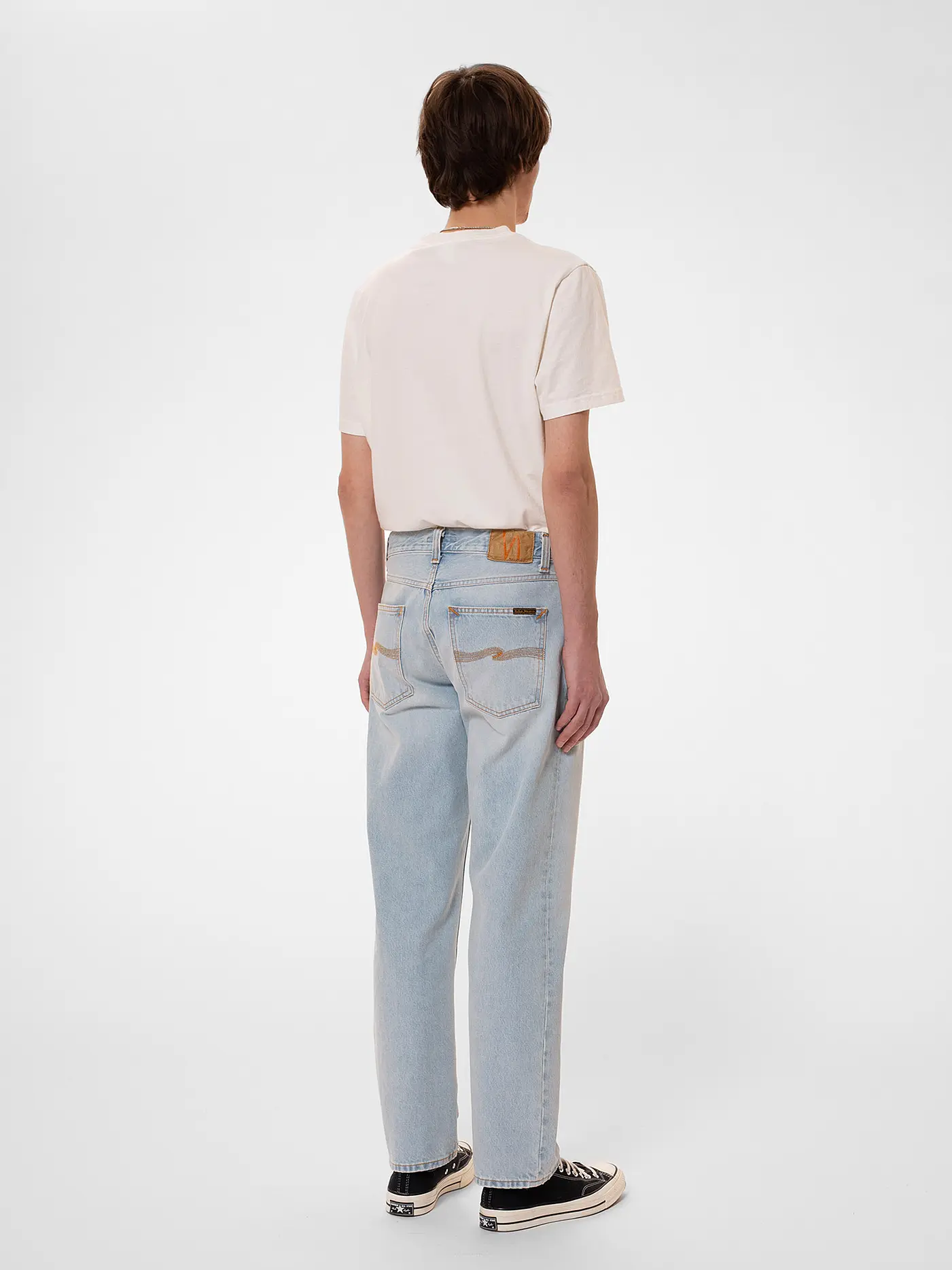 NUDIE JEANS | T-Shirt ROY  | creme