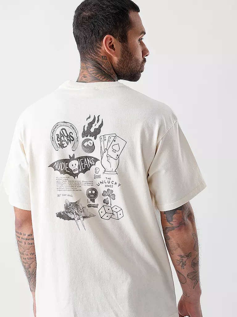 NUDIE JEANS | T-Shirt | creme