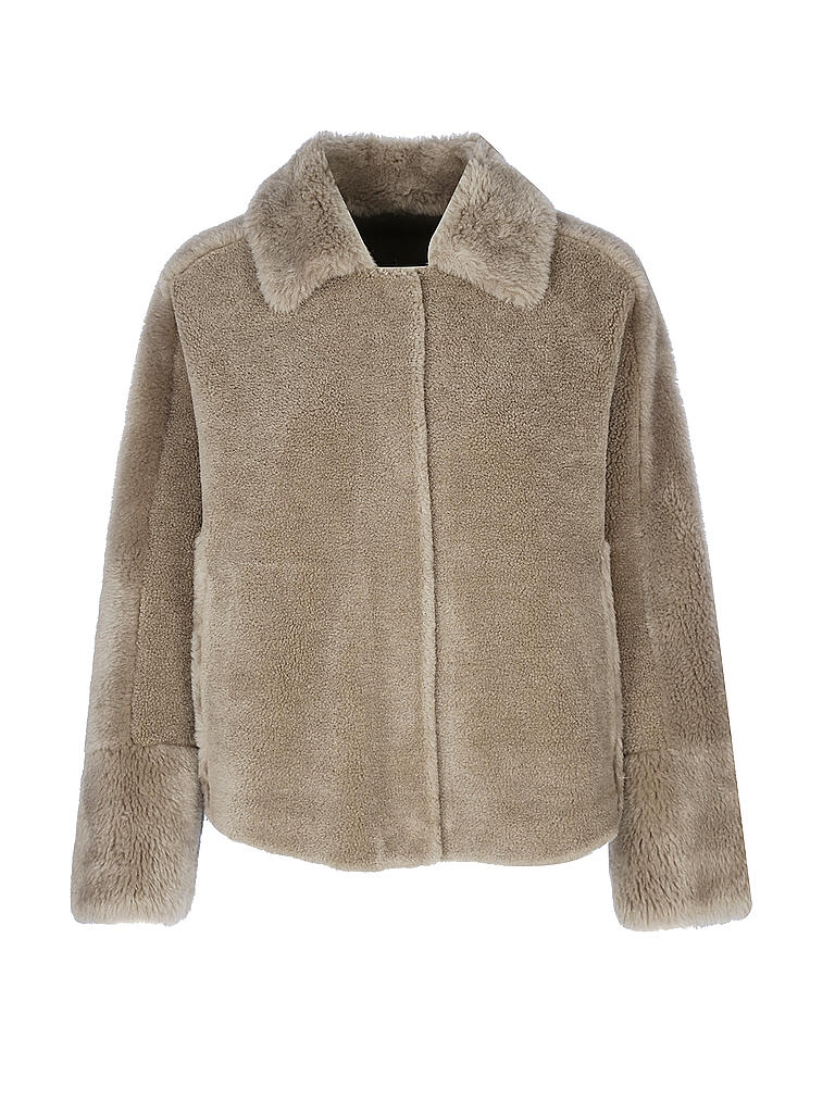 OAKWOOD | Wende Felljacke Helen | braun
